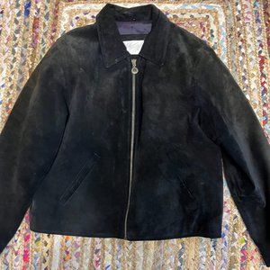 Lord & Taylor Women's Black Suede Jacket
